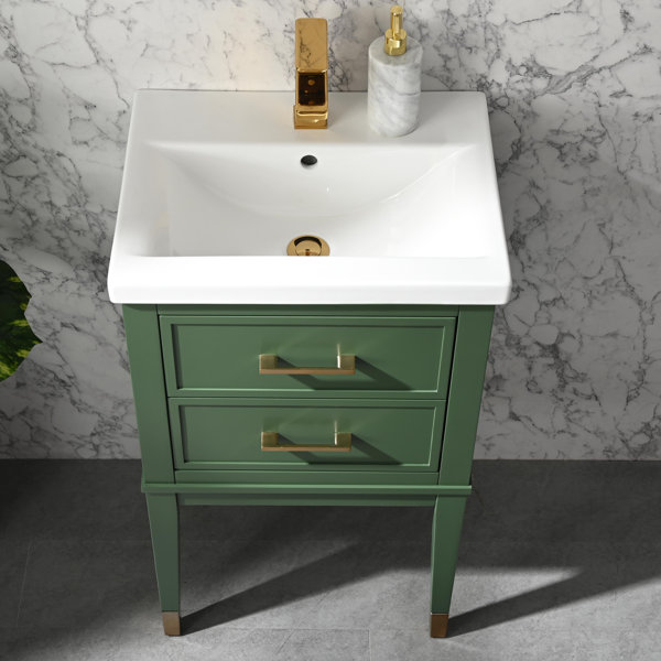 Everly Quinn Deon 20'' Freestanding Single Bathroom Vanity with